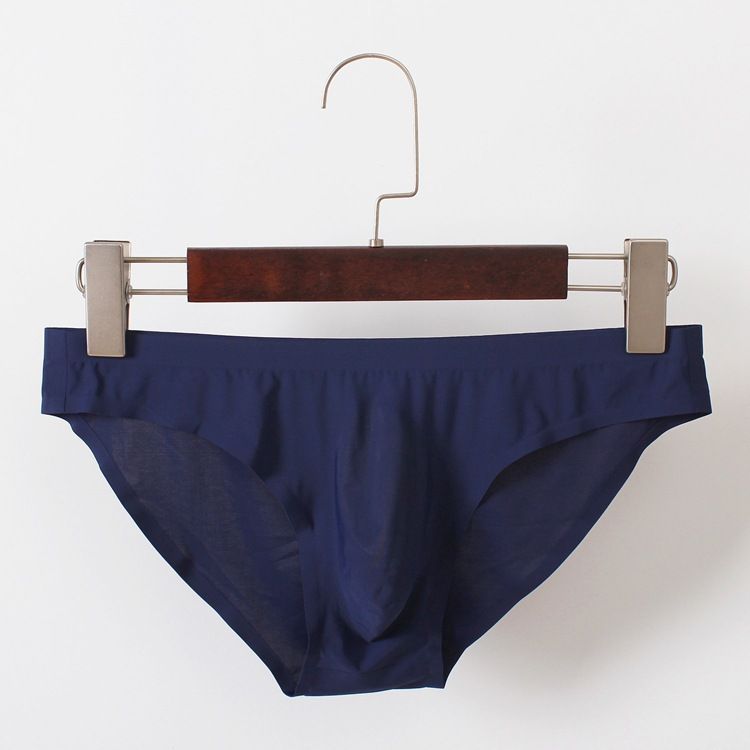 LuvBox Manufacturer Wholesale Men's Triangle Seamless Ice Silk Sexy Low Waist Breathable Youth Zhongshan_voghion.com