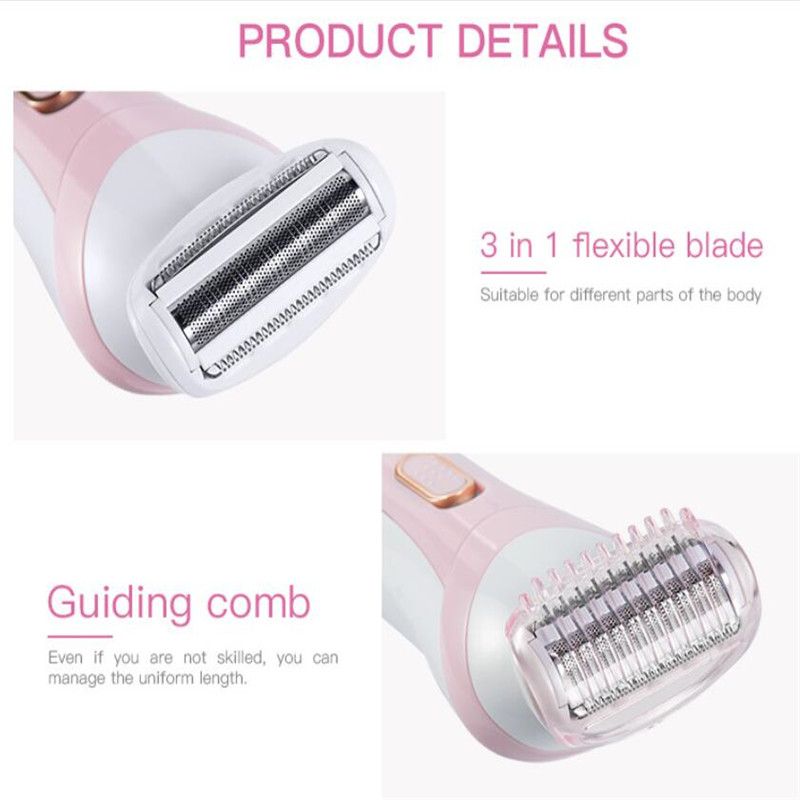 Electric femeie corp păr trimmer folie fin doamnă shaver precizie clipper bikini tuns epilator axilar ras ras cutter_voghion.com