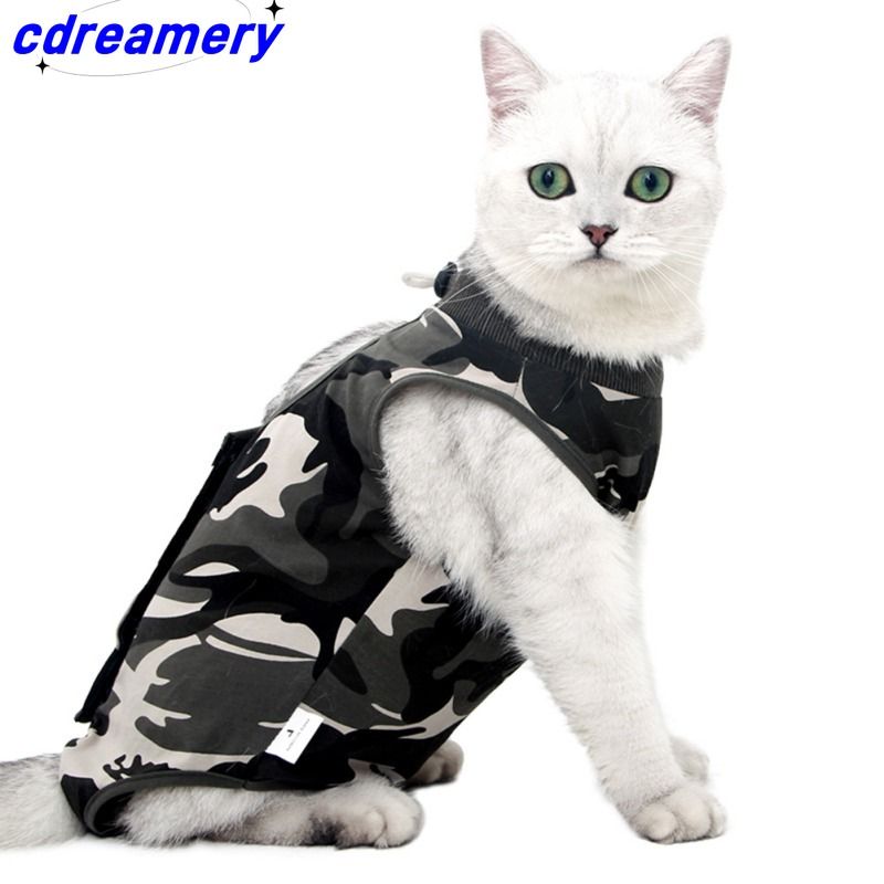 Cat Rehabilitation Clothing Specifically Designed For Abdominal Wounds Or Skin Diseases In Cats And Dogs After Surgery_voghion.com