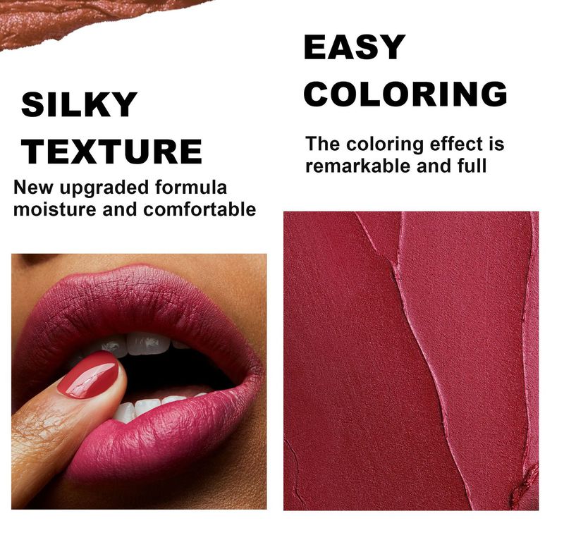 sei rossetti opachi adatti al rossetto naturale facile da colorare più venduto_voghion.com