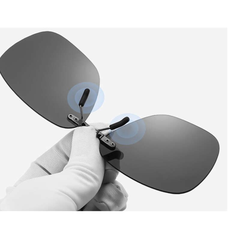 Polarized Sunglasses New Square Aluminum-Magnesium Alloy Flat Lenses Fishing And Driving Eyewear Clip Ons_voghion.com