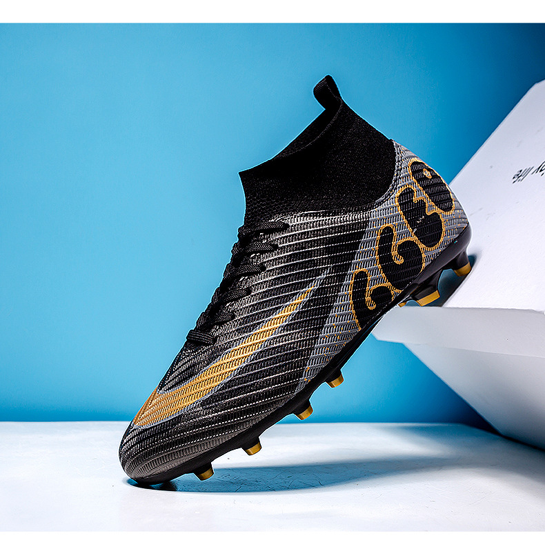 Fußballschuhe High Top Fußballschuhe für Männer und Frauen Nägel Lange Nägel Professionelle Trainingsschuhe_voghion.com
