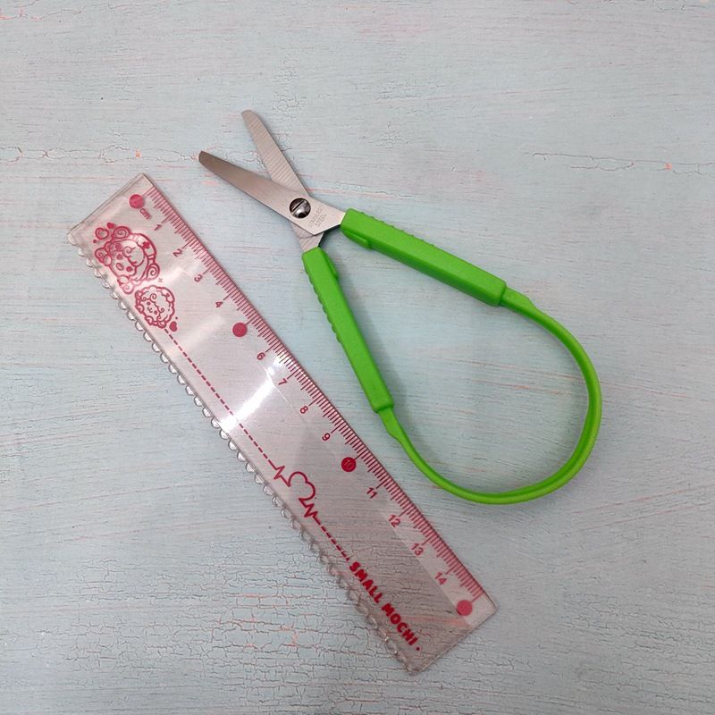 Cross-border supply automatic ring elastic scissors spot multi-color set large small tool ring scissors_voghion.com