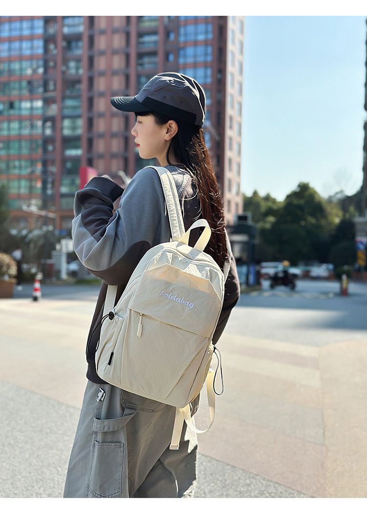Sacs à dos pour hommes, nouveaux sacs de voyage simples et légers, petits sacs à dos pour filles, étudiants, déplacements scolaires_voghion.com