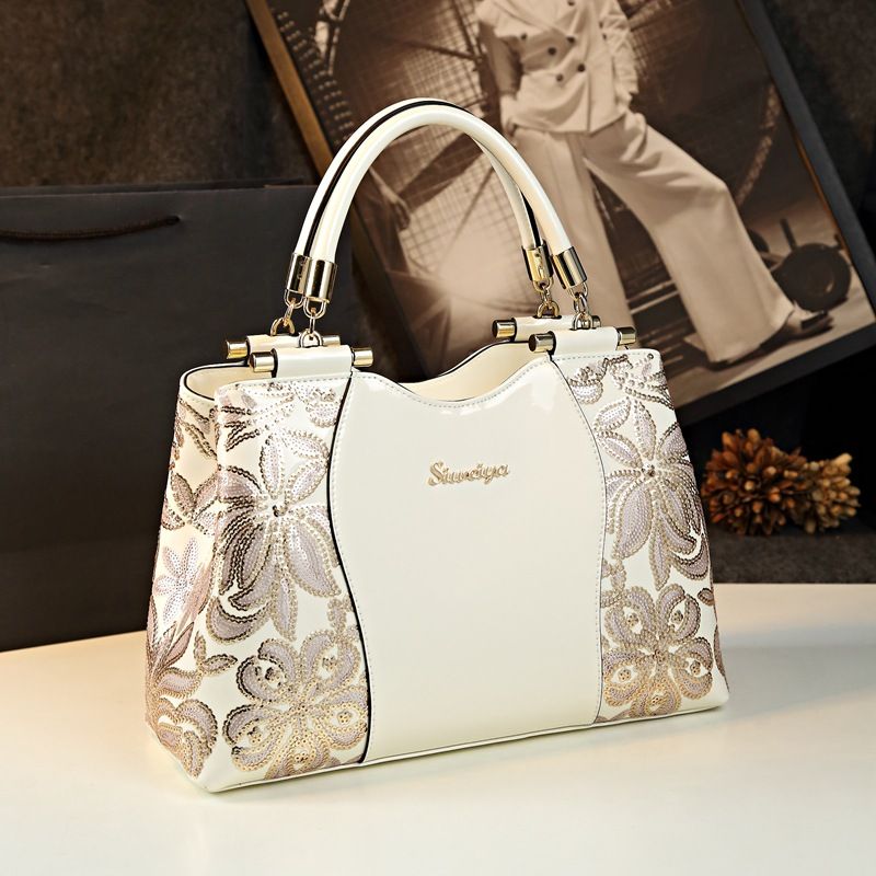 Borsa a tracolla da donna di marca atmosferica di mezza età 2024, vera borsa per la mamma, in pelle verniciata_voghion.com