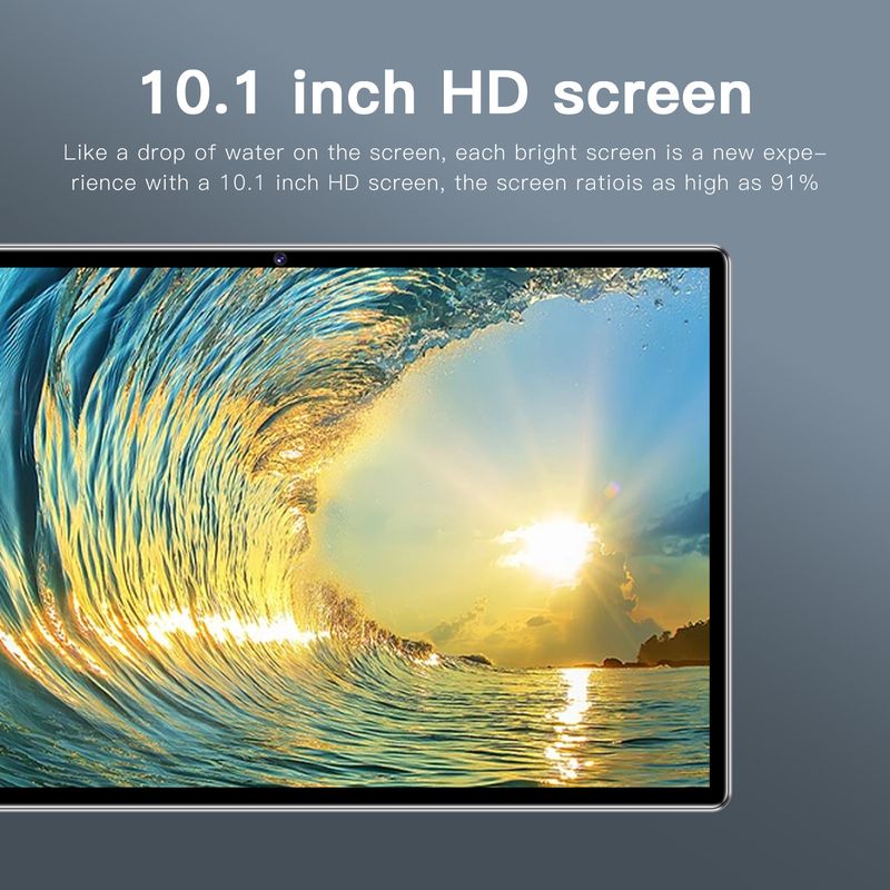 Max80 10.1" Dual SIM Android Tablet With 16GB RAM & 512GB Storage, 4G LTE Calling, Quad-Core Processor, 13MP Camera_voghion.com