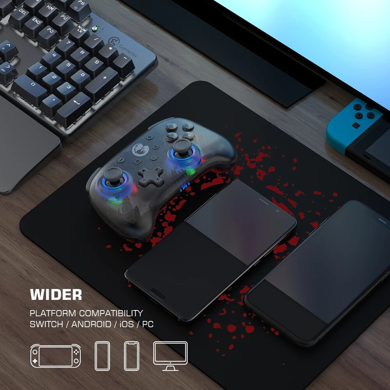 GameSir T4 Pro Bluetooth Game Controller 2.4G Wireless Gamepad applies to Nintendo Switch Apple Arcade MFi Games Android_voghion.com