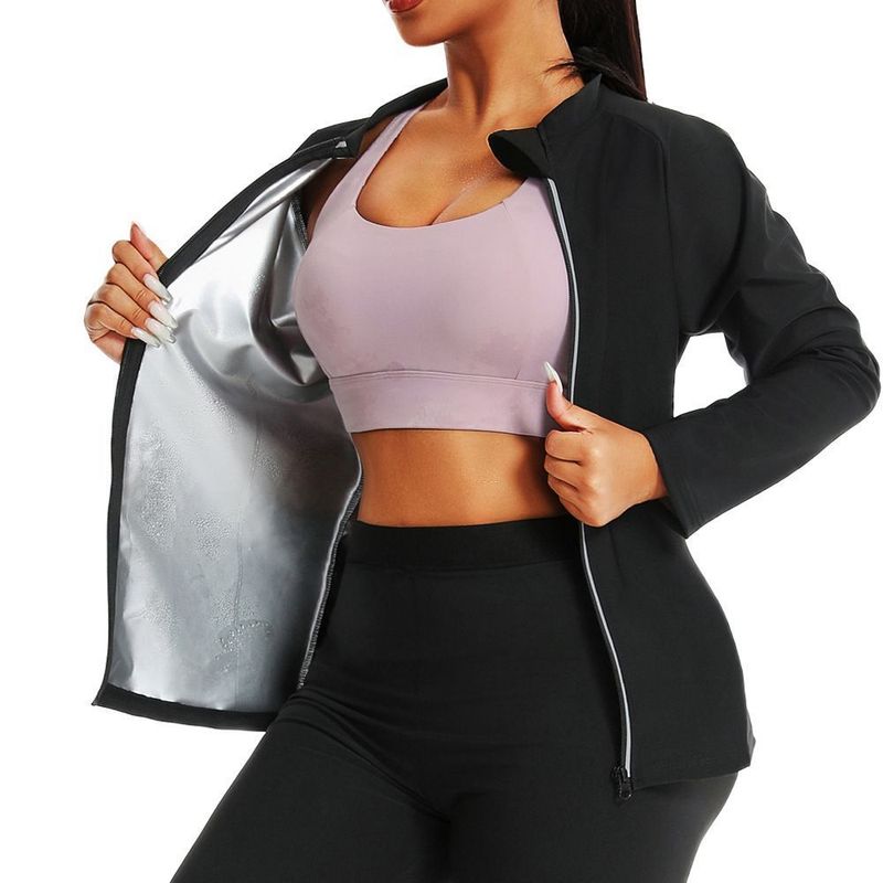 Damenbekleidung, Premium-Trainingsanzug für Damen – atmungsaktives Trainingsoutfit mit reflektierendem Reißverschluss und bequemer Passform für Fitnessstudio, Laufen und Gewichtsabnahme_voghion.com