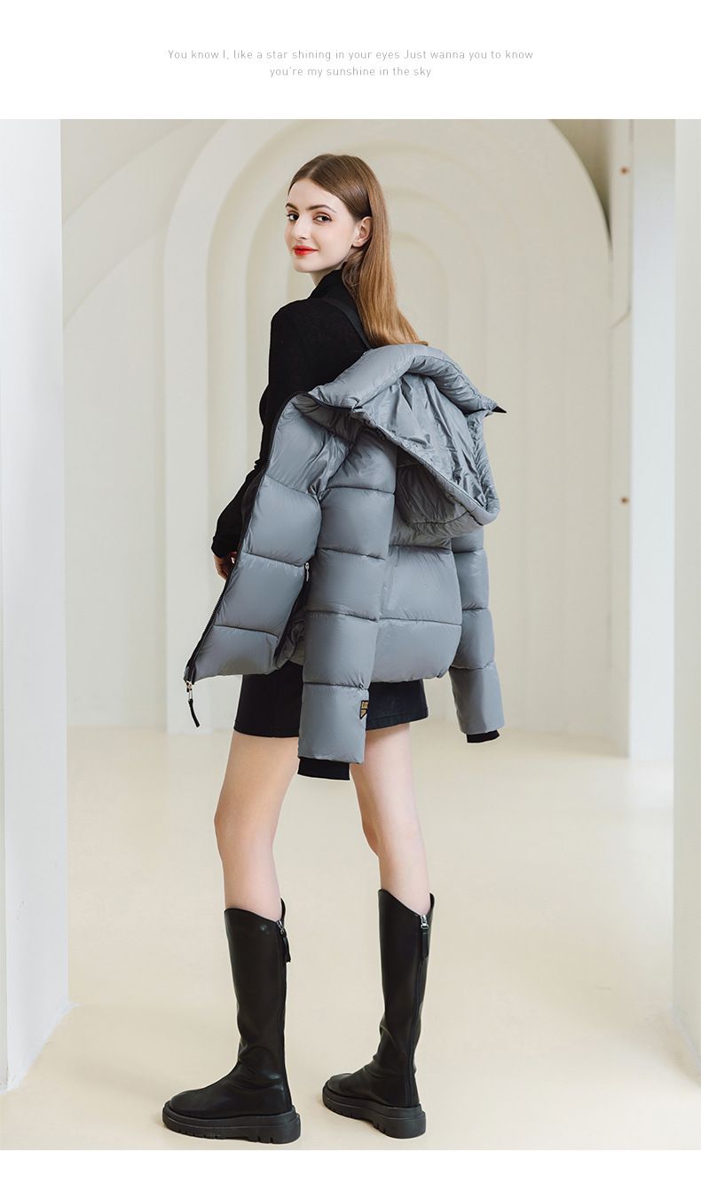 Piumino corto unisex da donna - Cappotto invernale con motivo 3D per uomo e donna (nero/beige/kaki, S-3XL)_voghion.com
