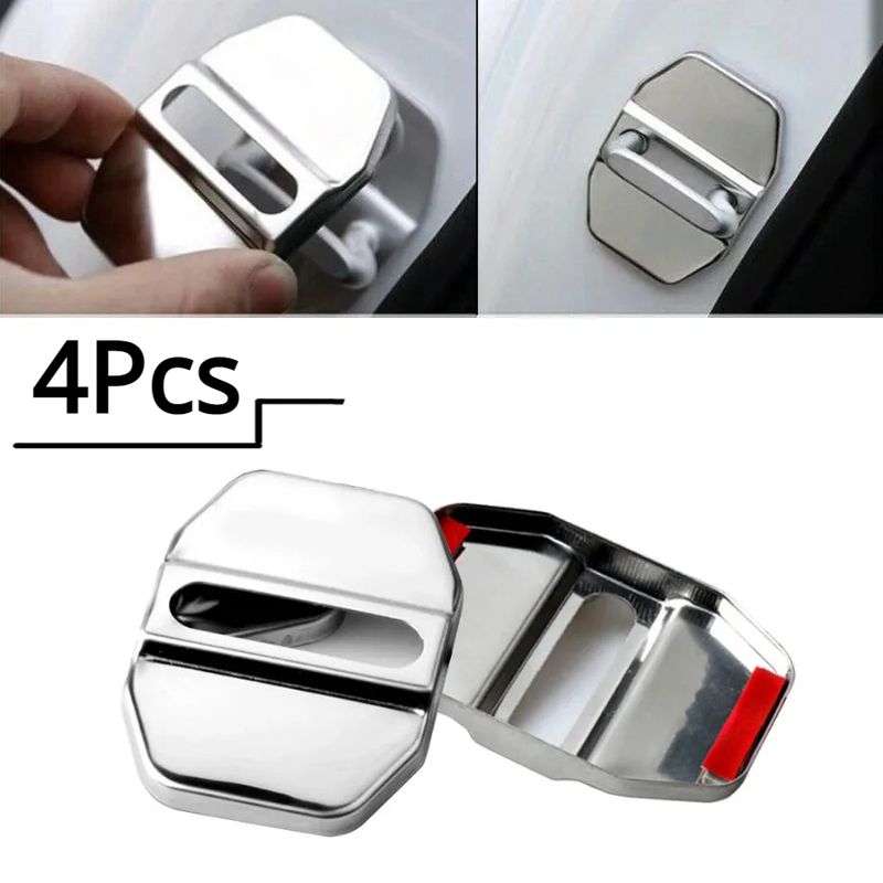 4Pcs Dekorative Anti Scratch Türschloss Metall Schutz Abdeckungen Auto Exterior Zubehör Für Benz_voghion.com