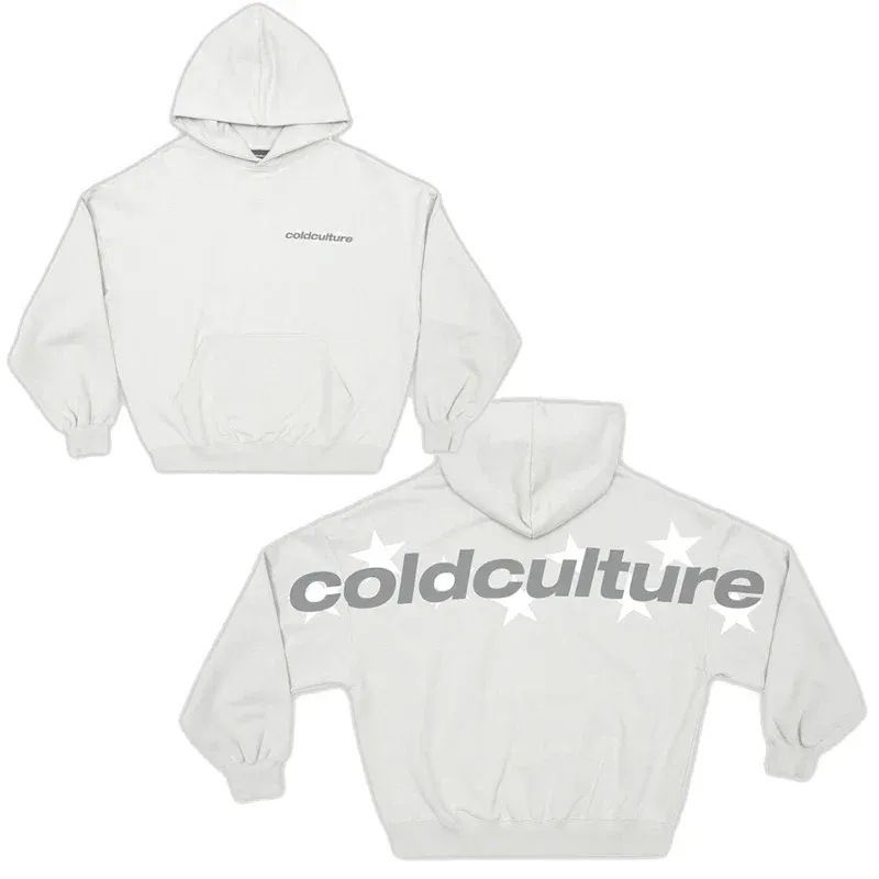 Trendiger Kapuzenpullover mit Sternen-Print für Herren und Damen mit bequemer Passform – Unisex-Pullover-Sweatshirt für lässige Streetwear_voghion.com