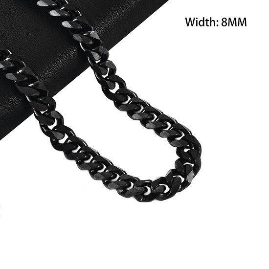 2025 Nieuwe aankomsten Roestvrijstalen kettingschakel Cubaanse stoeprandketting op nekkraag voor mannen Vrouwen Choker Punk Rock Boy Sieraden Accessoires DIY_voghion.com