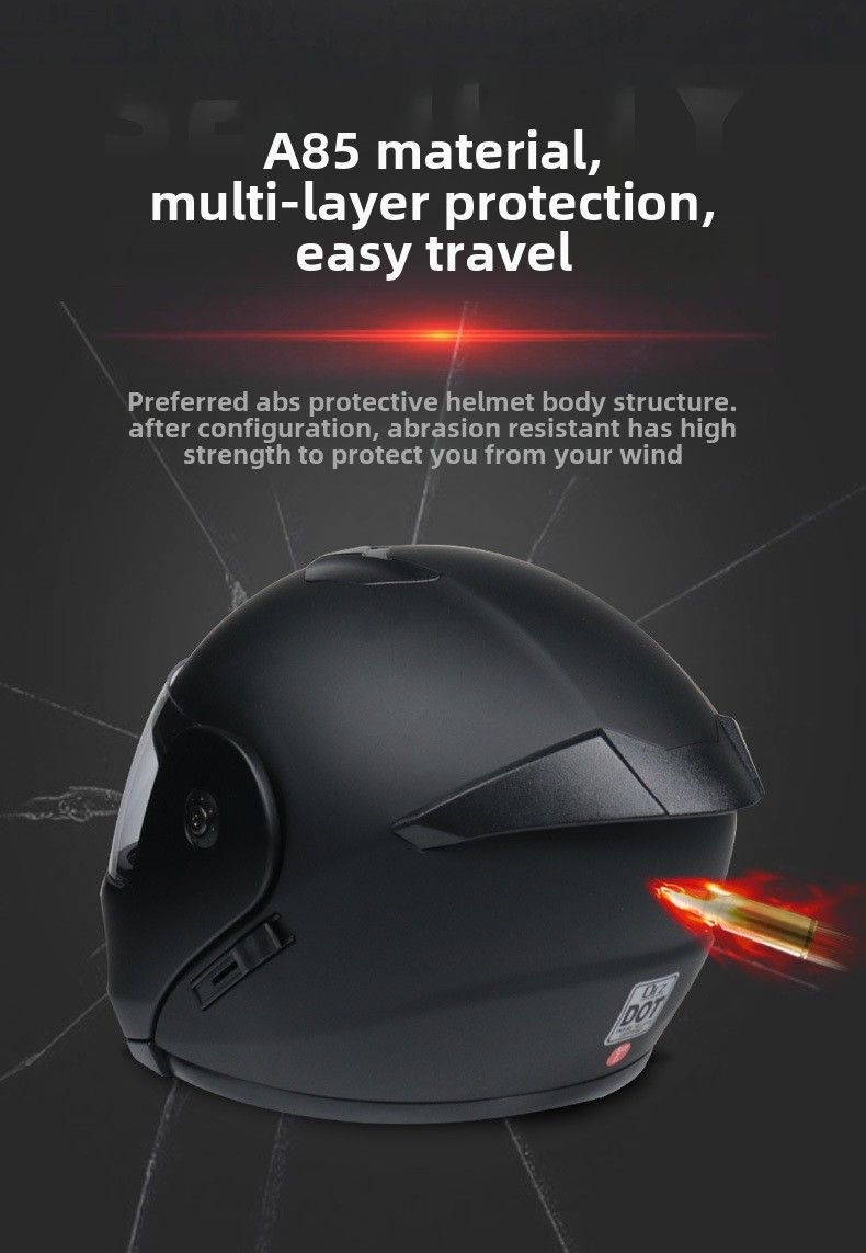 Orz Electric Car Double Lens Exposure Full Racing Running Unisex Dual Helmet_voghion.com