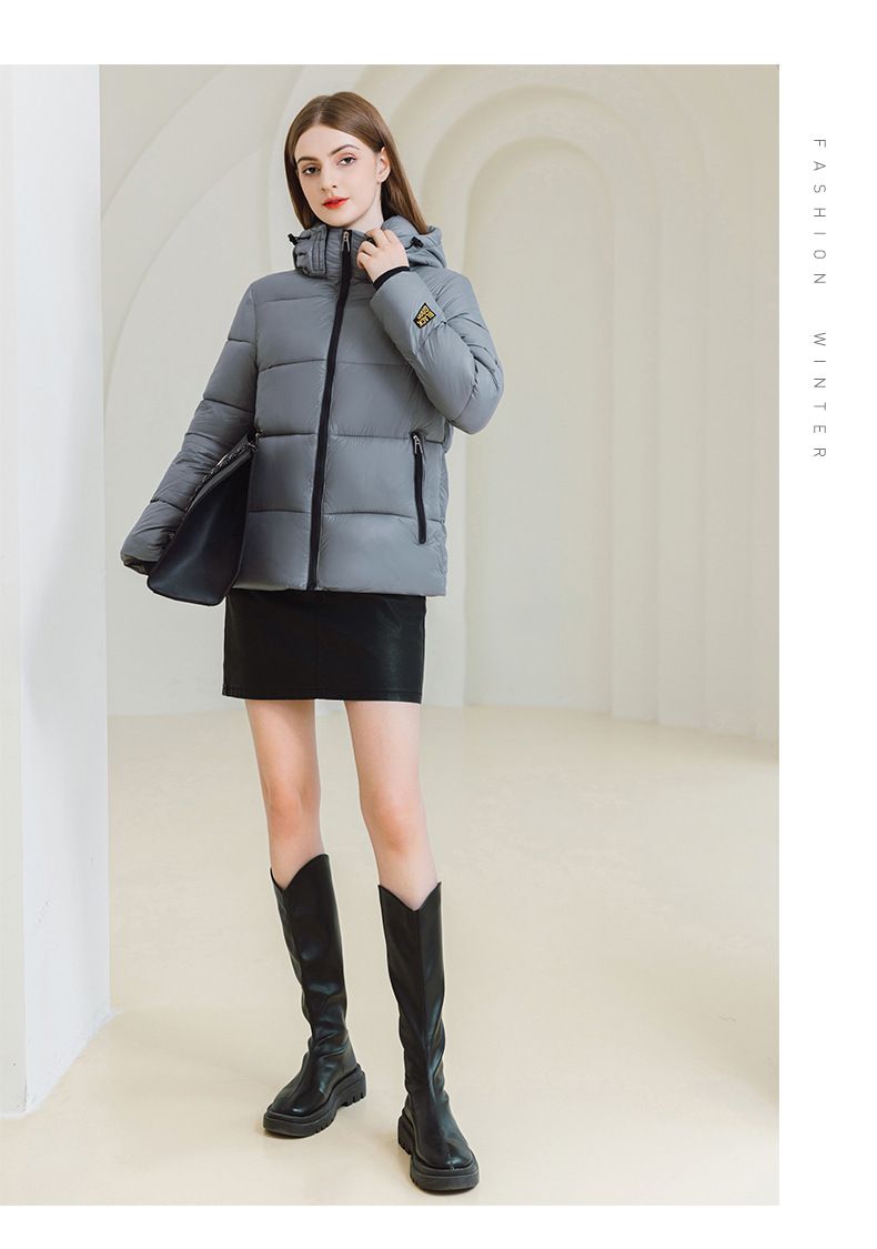 Piumino corto unisex da donna - Cappotto invernale con motivo 3D per uomo e donna (nero/beige/kaki, S-3XL)_voghion.com