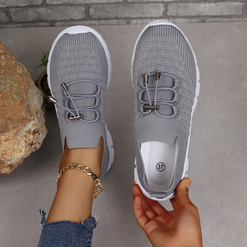 Spring Autumn New Versatile Sports Casual Fashionable And Comfortable Single Women's Large Shoes_voghion.com