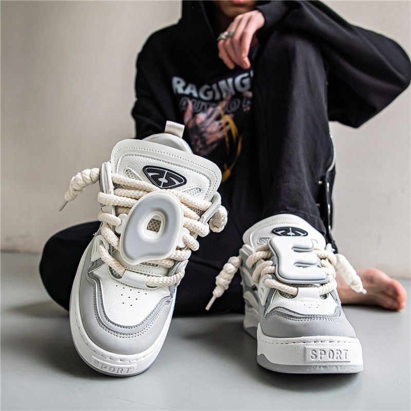 Scarpe da ginnastica casual alla moda coreane da uomo, unisex, stile primavera e autunno 2025_voghion.com