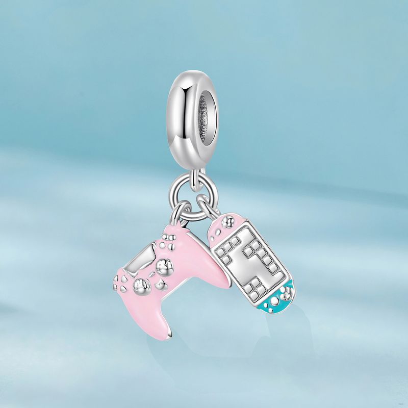 Ciondolo a forma di console di gioco in argento sterling_voghion.com