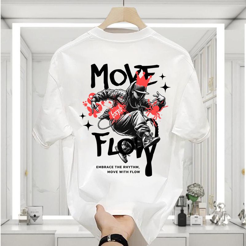 Helt ny sommer-T-shirt med korte ærmer og trendy tøj til mænd_voghion.com