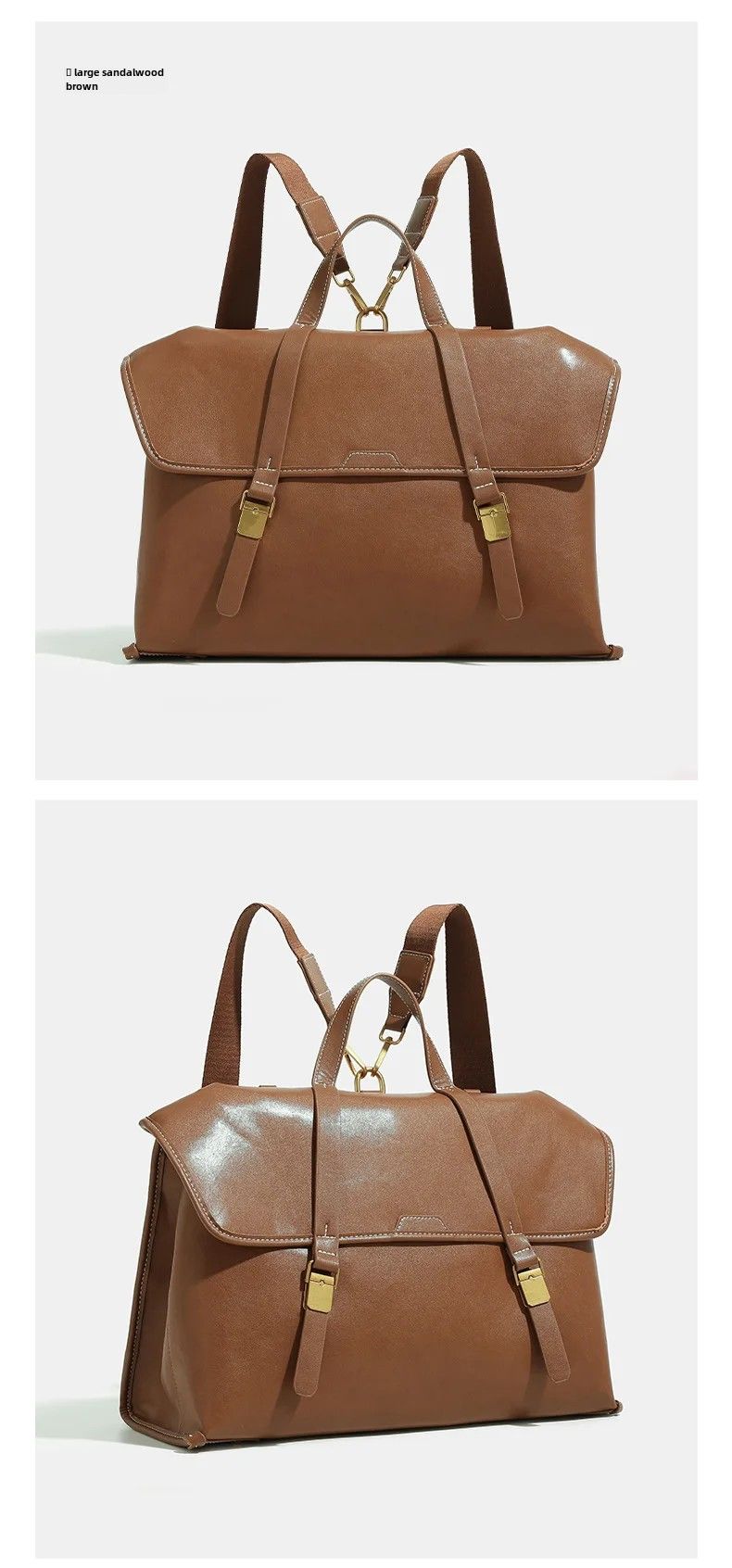 2024 Zomer Nieuwe Niche High-end Mode Rugzak Vintage Grote Capaciteit Tote Foreway Computertas Voor Zakelijke Werkzaamheden_voghion.com
