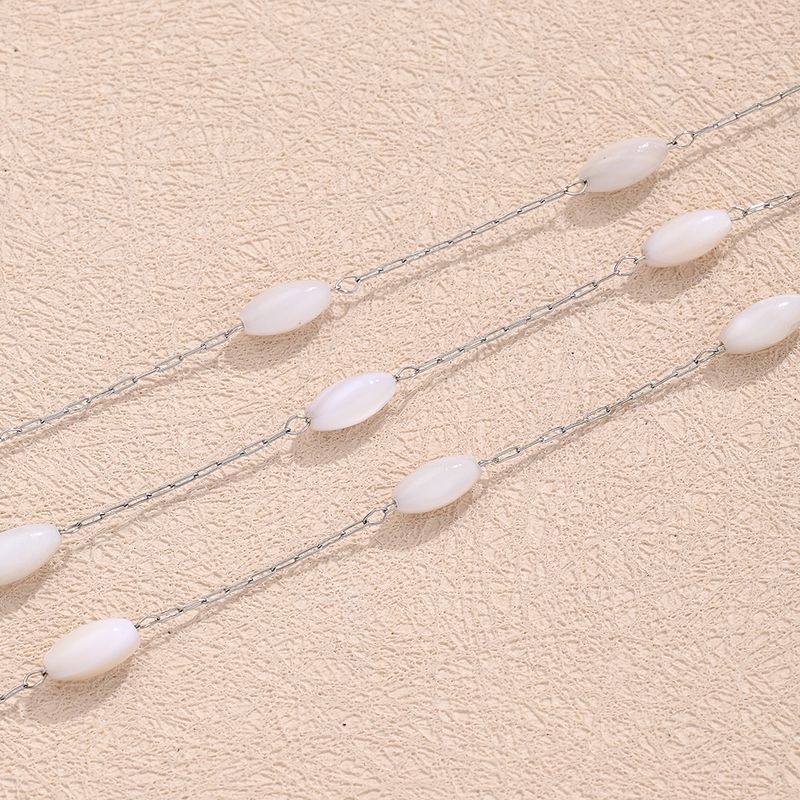 5 m/paquet 304 acier inoxydable coque polie 7,5 x 4 mm accessoires de bijoux_voghion.com