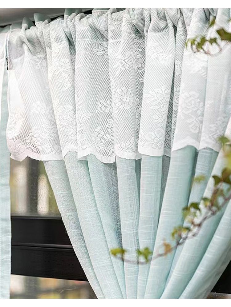 Tenda in velluto per soggiorno, stile Ins, a prova di luce, di lusso, per camera da letto, in pizzo_voghion.com