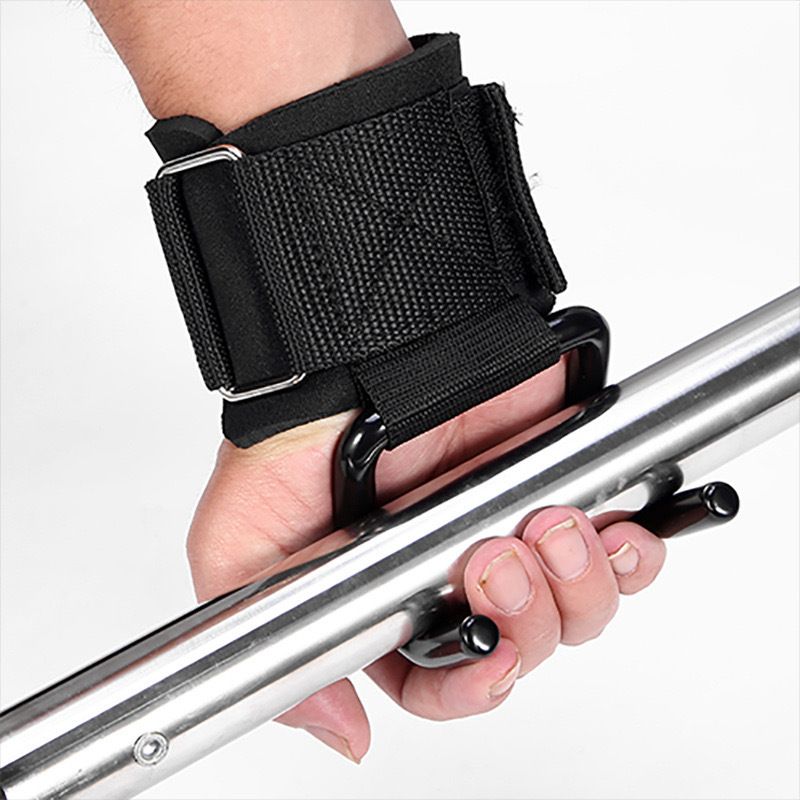 Fitness Gewichtheben Kniebeugen Hilfs Power Haken Pull Up Grip Handgelenk Haken Hängen Horizontale Bar Hard Pull Lenden Power Gürtel_voghion.com