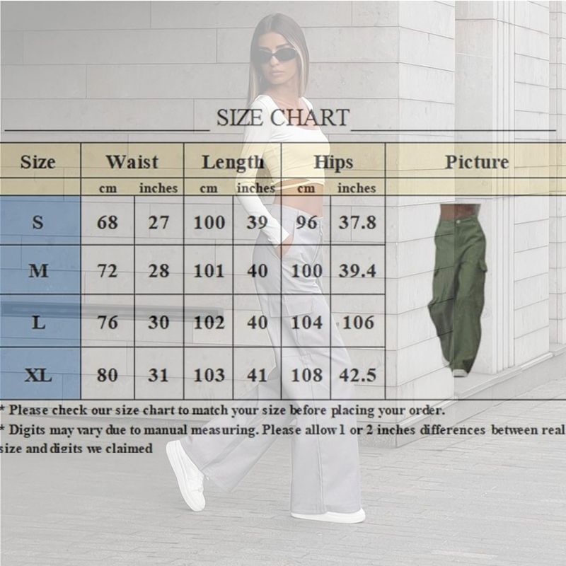 hot selling Cargo Pants Streetwear Women Y2k Baggy Techwear Wide Leg Trousers Female Sexy High Waisted Gray Black Pantalones Mujer_voghion.com