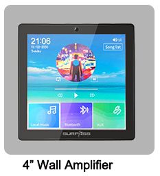 Smart Home Background Music System 2x15W Blue-tooth Mini Touch Key In Wall Amplifier Support USB/SD Card Stereo Sound_voghion.com