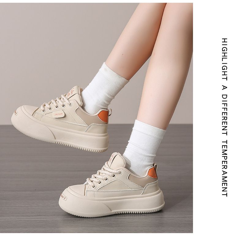 Scarpette bianche per bambini, ragazze, studenti, tempo libero, sport, scarpe da tavola versatili, tiro da strada_voghion.com