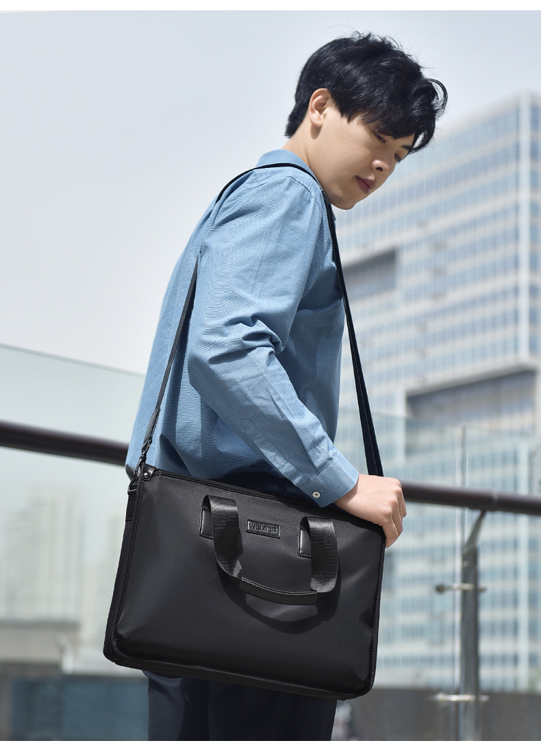 Nuova borsa portatile da uomo per viaggi d'affari e per il tempo libero, borsa a tracolla con una spalla di grande capacità, borsa per computer portatile, borsa per file di informazioni per ufficio_voghion.com
