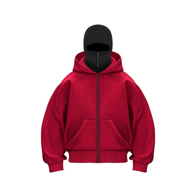 Lichtgewicht heren hoodie met capuchon en rits, dubbele capuchon, unisex, lente, herfst, winter, sweatshirt voor heren_voghion.com