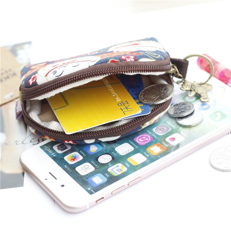 New Purse Shell Cloth Cute Girls Wallet Japanese Style Small Coin Storage Bag_voghion.com