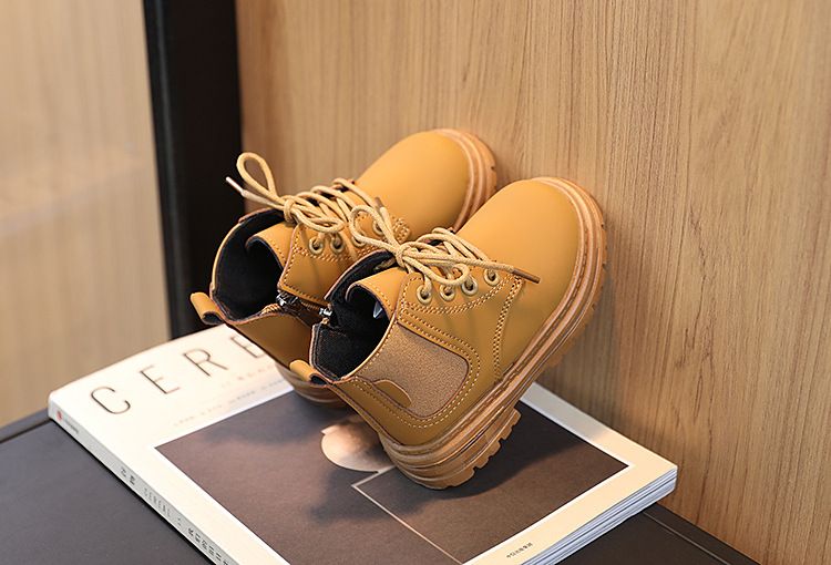 Bottes Martin courtes pour filles 2024 édition coréenne nouvelles bottes de style anglais pour enfants d'automne et d'hiver pour enfants_voghion.com