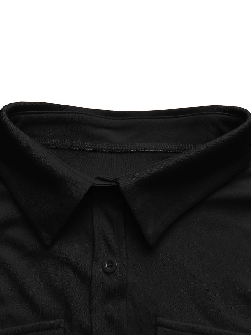 Damenbekleidung Herbstmode Revers Langarm Hohe Taille Weite Beinhose Pendeln Eleganter Anzug_voghion.com