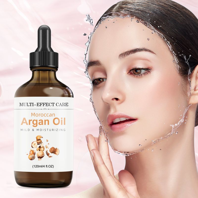 Moroccan Argan Facial Essential Oil And Hair Care Antioxidant Moisturizing Skin Softening_voghion.com