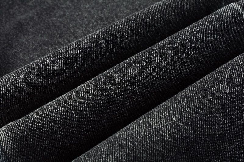 Men's Clothing gradient contrast color matching, whitening, flared washed jeans, flared jeans_voghion.com