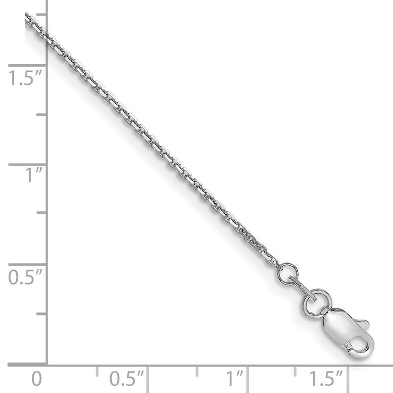 14k WG 1.2mm D/C Cable Chain_voghion.com