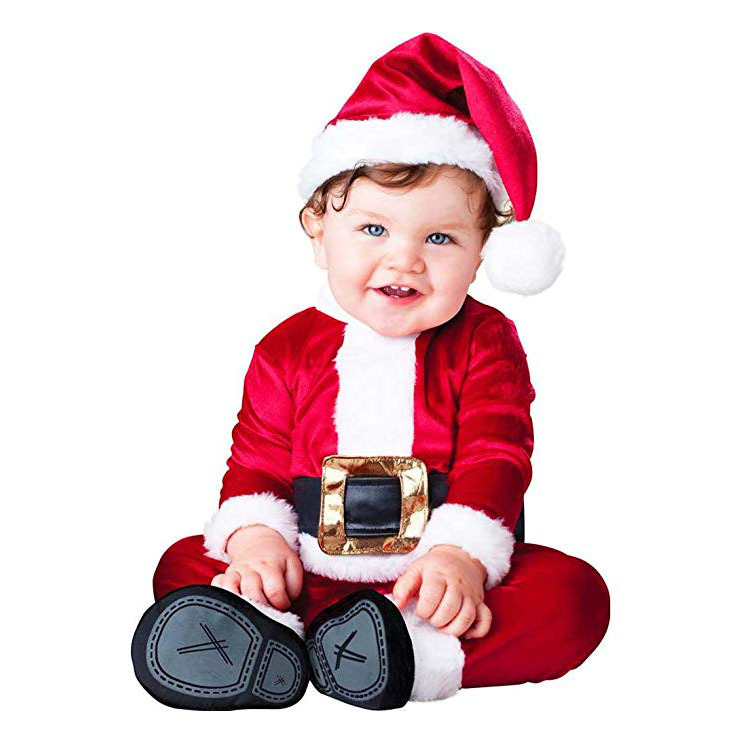 Christmas baby jumpsuit Santa Claus elf elk little snowman costume performance costume_voghion.com