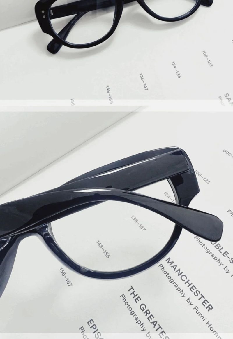 rimmed Eyeglasses Frames Cat Eye Square Round Face Slim Fit Presbyopia Glasses_voghion.com