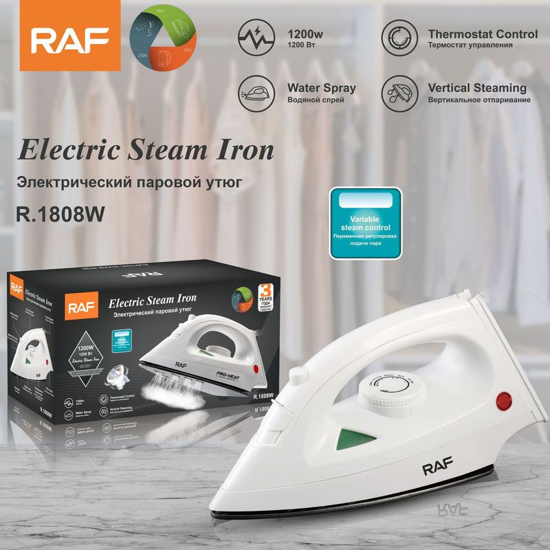 Fer à vapeur portatif 1200 W, fer électrique portable, compact, antiadhésif, prise US/EU_voghion.com