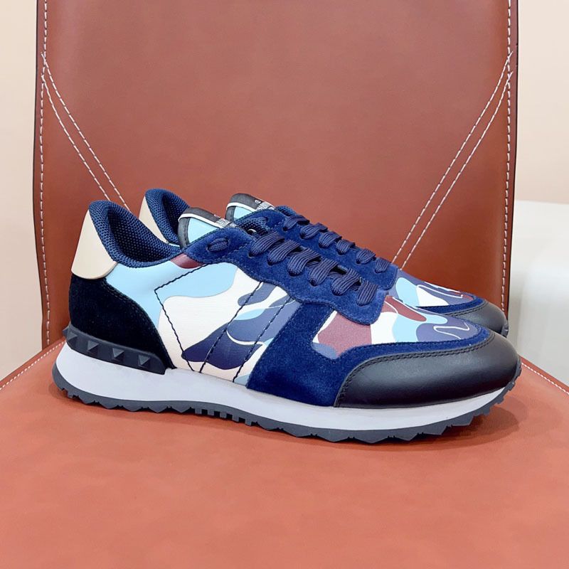 Scarpe sportive da uomo VT Camouflage Sports, con suola spessa, alla moda, casual, con lacci e blocchi di colore, versione alta_voghion.com