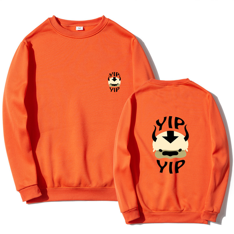 Nouveau sweat polaire lâche vêtements de rue haut automne col rond pull à capuche pull pour hommes_voghion.com