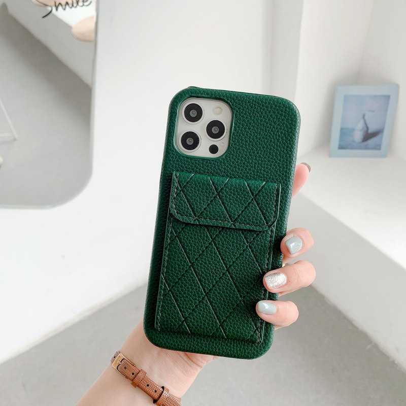 Handyhülle Gëeegent fir iPhone 15 Handyhülle Lieder Diamantkaro Lychee Muster Apple 14 Hallefpack Hard Shell XR Mënzportemonnaie 7p_voghion.com