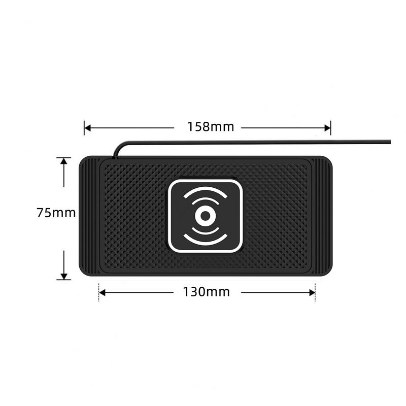 Carregadores de carro Carregador sem fio de carro 15 W Detecção automática inteligente Adequado para carregamento rápido_voghion.com