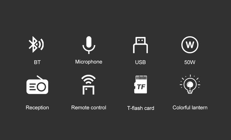 ZQS10209 Nešiojamas „Bluetooth“ RGB diafragmos šviesos garso didelės galios dvigubas 8 colių žemųjų dažnių garsiakalbis_voghion.com