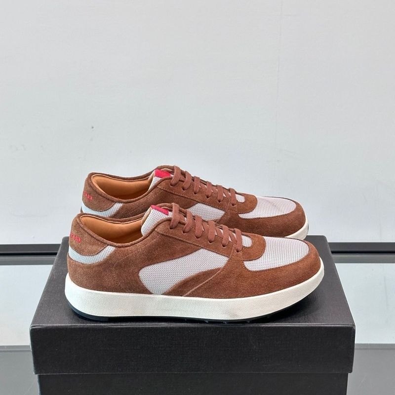 New Men's Cow Suede Patchwork Comfortable Breathable Sports Lightweight Fashion Casual Shoes Wasteland Style Sneakers_voghion.com