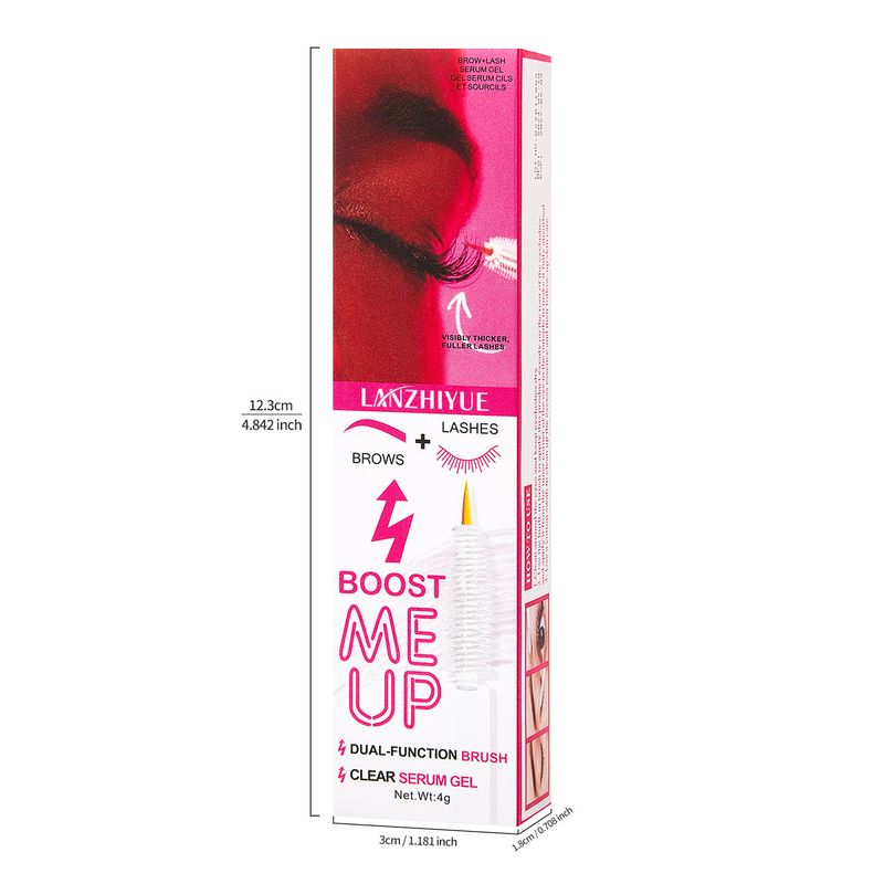 Mascara Cosmetics LANZHIYUE Eyelash Liquid Eyebrow Liquid Two In One Thick Curling Big Eyes Makeup Dual Purpose_voghion.com