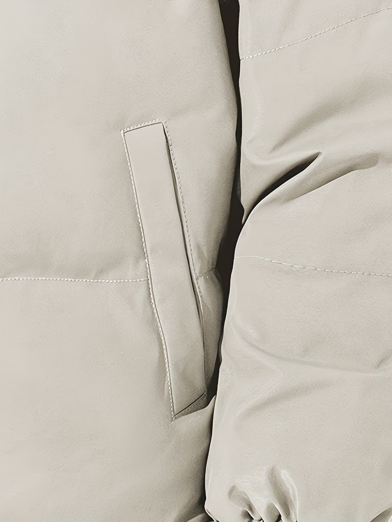 Giacca impermeabile antivento con cappuccio da uomo – Cappotto invernale foderato in pile con chiusura a zip (nero/beige/grigio, EU XXS-XXXL)_voghion.com