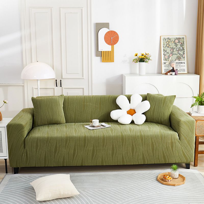 Copridivano elastico transfrontaliero all-inclusive, copridivano universale antigraffio per quattro stagioni, in un unico pezzo, in velluto jacquard._voghion.com