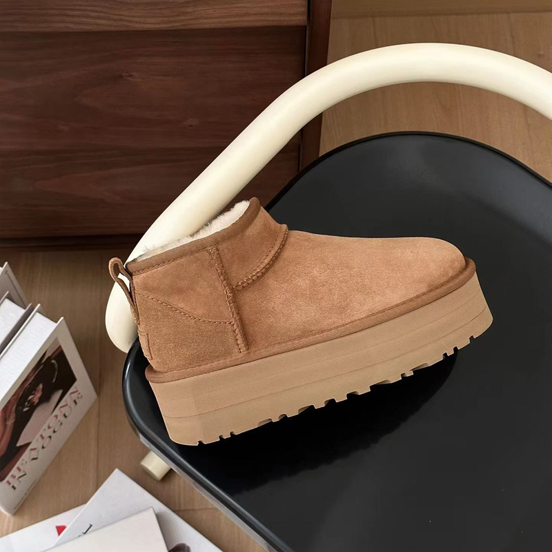 2023 New Snow Zhou Dongyu Mini stivali corti rialzati con suola spessa scarpe da donna_voghion.com
